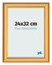 Photo Frame 24x32cm Gold Matte MDF Lazio Front Size | Yourdecoration.com