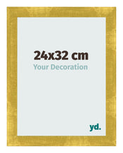 Photo Frame 24x32cm Gold Vintage MDF Pisa Front Size | Yourdecoration.com