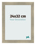Photo Frame 24x32cm Gold Vintage MDF Pisa Front Size | Yourdecoration.com