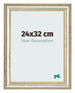 Photo Frame 24x32cm Metallic Gloss MDF Lazio Front Size | Yourdecoration.com