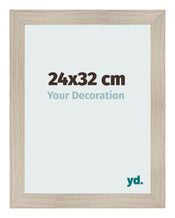 Photo Frame 24x32cm Oak Rustic MDF Pisa Front Size | Yourdecoration.com