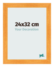 Photo Frame 24x32cm Orange MDF Pisa Front Size | Yourdecoration.com
