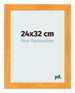Photo Frame 24x32cm Orange MDF Pisa Front Size | Yourdecoration.com