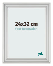 Photo Frame 24x32cm Silver Matte MDF Lazio Front Size | Yourdecoration.com