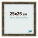 Photo Frame 25x25cm Blue Gold Melange MDF Pisa Front Size | Yourdecoration.com