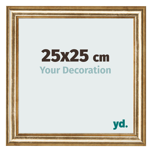 Photo Frame 25x25cm Gold Antique MDF Lazio Front Size | Yourdecoration.com