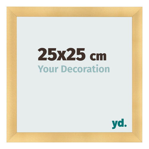 Photo Frame 25x25cm Gold Vintage MDF Pisa Front Size | Yourdecoration.com