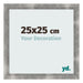Photo Frame 25x25cm Metal Vintage MDF Pisa Front Size | Yourdecoration.com