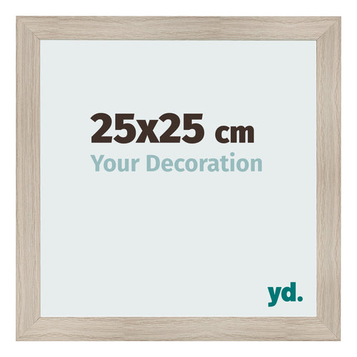 Photo Frame 25x25cm Oak Rustic MDF Pisa Front Size | Yourdecoration.com