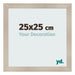 Photo Frame 25x25cm Oak Rustic MDF Pisa Front Size | Yourdecoration.com