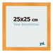 Photo Frame 25x25cm Orange MDF Pisa Front Size | Yourdecoration.com