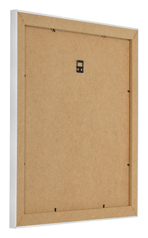 Photo Frame 25x25cm Silver Black Swept MDF Pisa Back Oblique | Yourdecoration.com