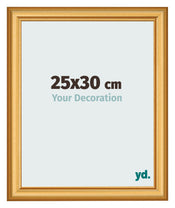 Photo Frame 25x30cm Gold Matte MDF Lazio Front Size | Yourdecoration.com