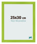 Photo Frame 25x30cm Green MDF Pisa Front Size | Yourdecoration.com