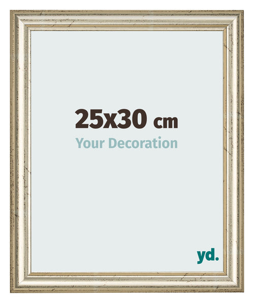 Photo Frame 25x30cm Metallic Gloss MDF Lazio Front Size | Yourdecoration.com
