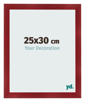 Photo Frame 25x30cm Wine Red Swept MDF Pisa Front Size | Yourdecoration.com