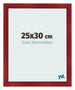 Photo Frame 25x30cm Wine Red Swept MDF Pisa Front Size | Yourdecoration.com