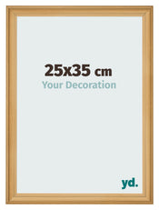 Photo Frame 25x35cm Pine Woodgrain MDF Lazio Front Size | Yourdecoration.com