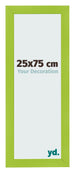 Photo Frame 25x75cm Green MDF Pisa Front Size | Yourdecoration.com