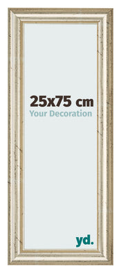 Photo Frame 25x75cm Metallic Gloss MDF Lazio Front Size | Yourdecoration.com