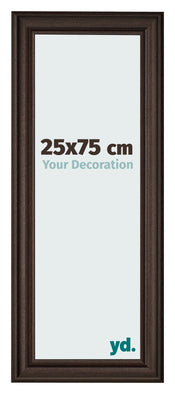 Photo Frame 25x75cm Oak Dark MDF Lazio Front Size | Yourdecoration.com