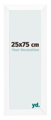 Photo Frame 25x75cm White Vintage MDF Pisa Front Size | Yourdecoration.com