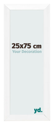 Photo Frame 25x75cm White Vintage MDF Pisa Front Size | Yourdecoration.com