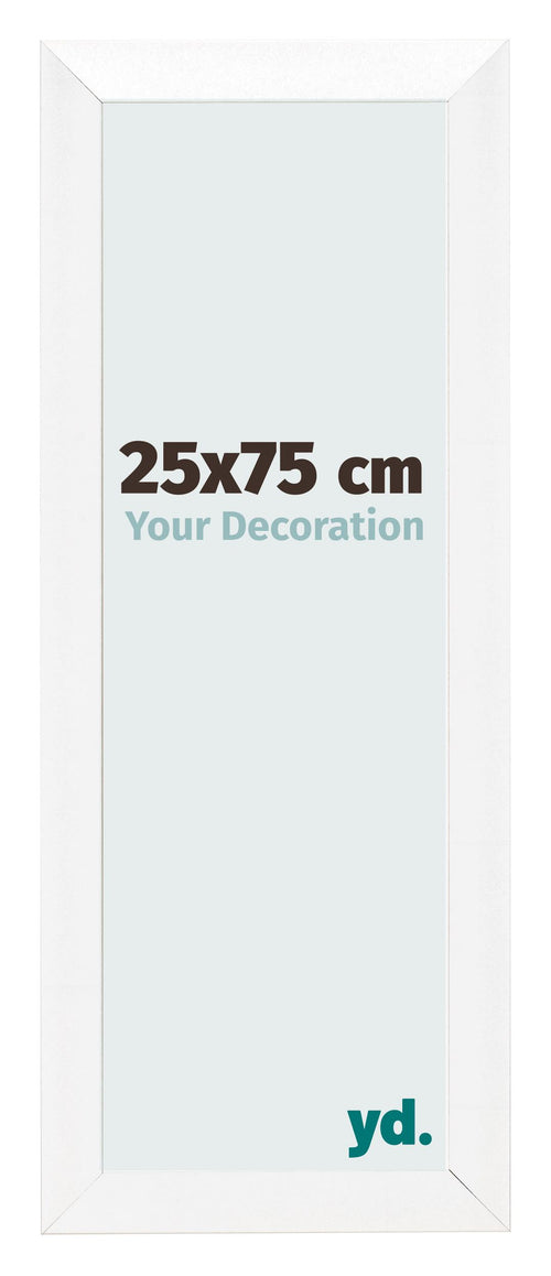 Photo Frame 25x75cm White Vintage MDF Pisa Front Size | Yourdecoration.com