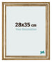 Photo Frame 28x35cm Gold Antique MDF Lazio Front Size | Yourdecoration.com