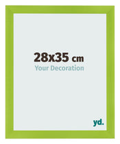 Photo Frame 28x35cm Green MDF Pisa Front Size | Yourdecoration.com