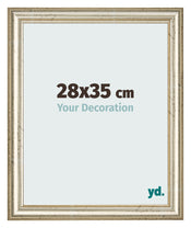 Photo Frame 28x35cm Metallic Gloss MDF Lazio Front Size | Yourdecoration.com