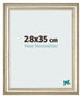 Photo Frame 28x35cm Metallic Gloss MDF Lazio Front Size | Yourdecoration.com