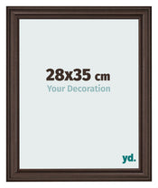 Photo Frame 28x35cm Oak Dark MDF Lazio Front Size | Yourdecoration.com