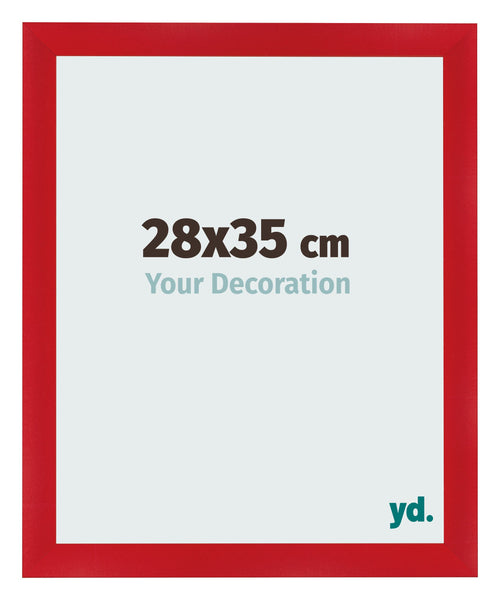Photo Frame 28x35cm Red MDF Pisa Front Size | Yourdecoration.com