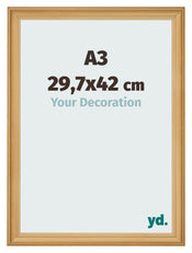 Photo Frame 29 7x42cm A3 Pine Woodgrain MDF Lazio Front Size | Yourdecoration.com