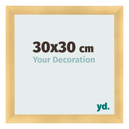Photo Frame 30x30cm Gold Vintage MDF Pisa Front Size | Yourdecoration.com