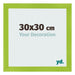 Photo Frame 30x30cm Green MDF Pisa Front Size | Yourdecoration.com