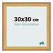 Photo Frame 30x30cm Pine Woodgrain MDF Lazio Front Size | Yourdecoration.com