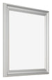 Photo Frame 30x30cm Silver Matte MDF Lazio Front Oblique | Yourdecoration.com