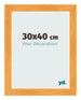 Photo Frame 30x40cm Orange MDF Pisa Front Size | Yourdecoration.com