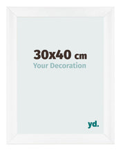 Photo Frame 30x40cm White Vintage MDF Pisa Front Size | Yourdecoration.com