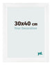 Photo Frame 30x40cm White Vintage MDF Pisa Front Size | Yourdecoration.com