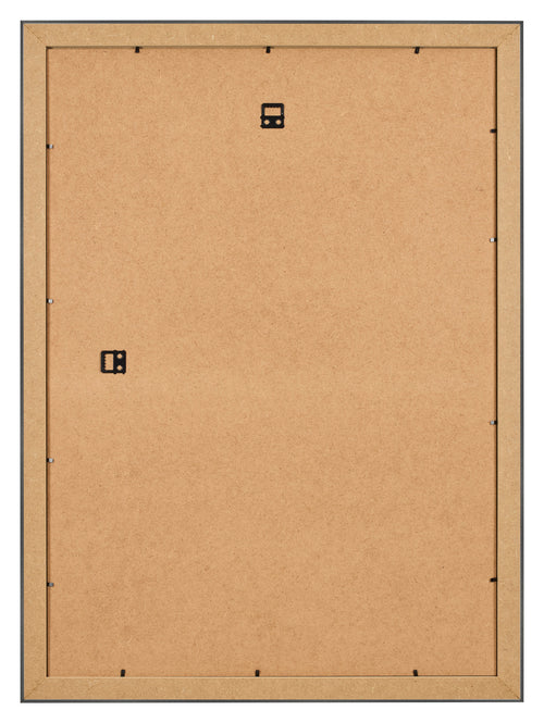 Photo Frame 30x42cm Black Silver Polished MDF Pisa Back | Yourdecoration.com