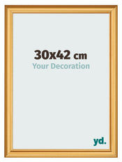 Photo Frame 30x42cm Gold Matte MDF Lazio Front Size | Yourdecoration.com
