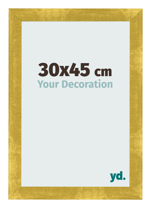 Photo Frame 30x45cm Gold Vintage MDF Pisa Front Size | Yourdecoration.com