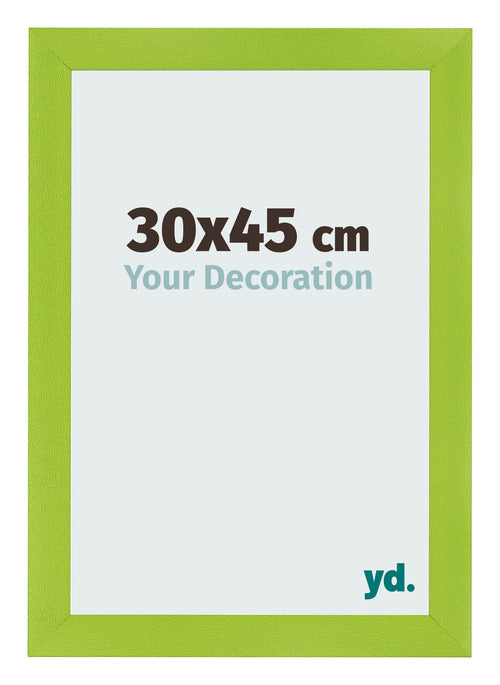 Photo Frame 30x45cm Green MDF Pisa Front Size | Yourdecoration.com
