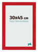 Photo Frame 30x45cm Red MDF Pisa Front Size | Yourdecoration.com