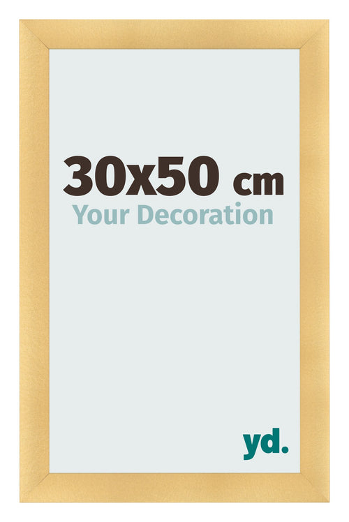 Photo Frame 30x50cm Gold Vintage MDF Pisa Front Size | Yourdecoration.com