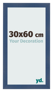 Photo Frame 30x60cm Dark Blue Swept MDF Pisa Front Size | Yourdecoration.com