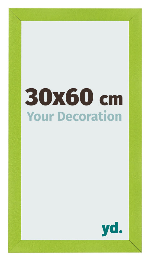 Photo Frame 30x60cm Green MDF Pisa Front Size | Yourdecoration.com